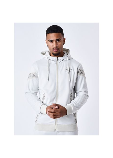 Striped zip up hoodie project x paris