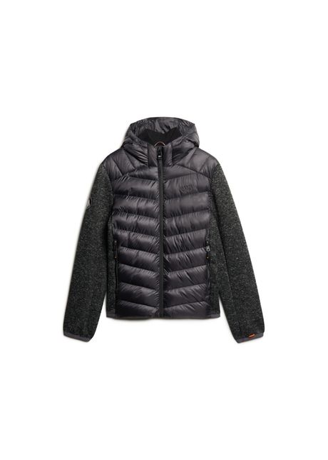 Superdry s storm hybrid hooded quilted jacket