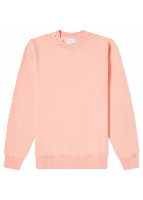Sweatshirt crewneck colorful standard classic organic bright coral