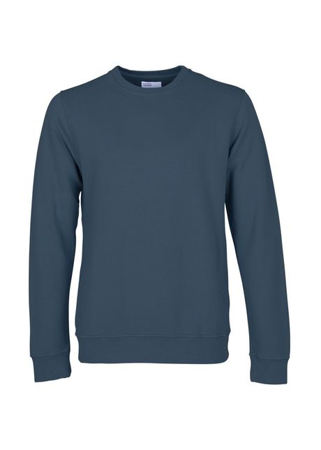 Sweatshirt crewneck colorful standard classic organic petrol blue