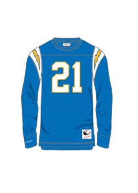 Sweatshirt mitchell ness name diego chargers