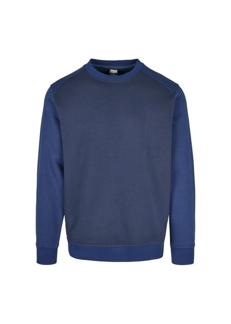 Sweatshirt urban classics 2 tone fake raglan crew