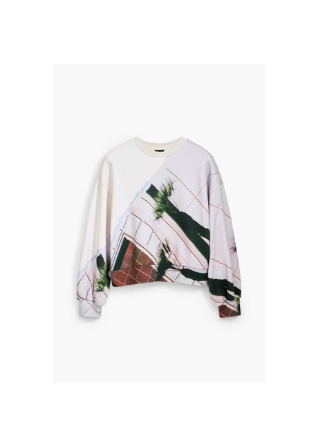 Sweatshirt woman desigual patch