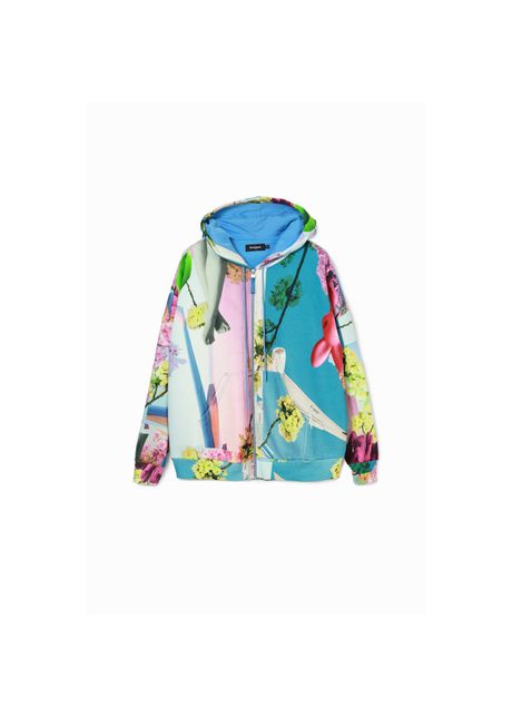 Sweatshirt woman desigual surral airplane lacroix