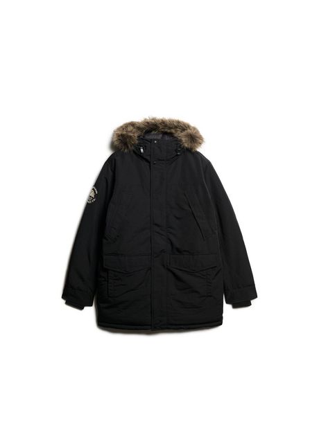 Synthetic fur parka superdry everest