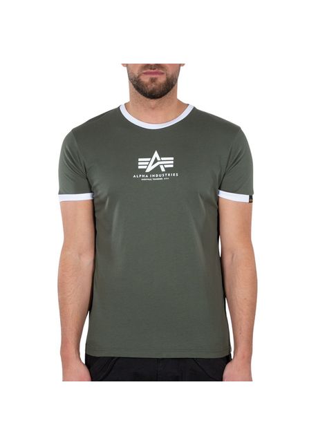 T shirt alpha industries basic contrast ml