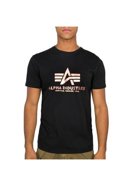 T shirt alpha industries basic shirt foil print