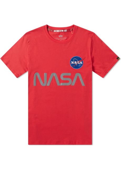 T shirt alpha industries nasa reflective