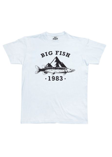 T shirt big fish pike moutain