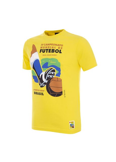 T shirt copa football brazil world championship 1950