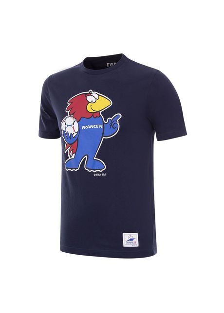T shirt copa football france mascot world championship 1998