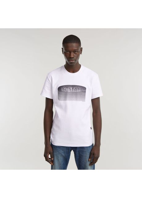 T shirt g star stacked old skool logo