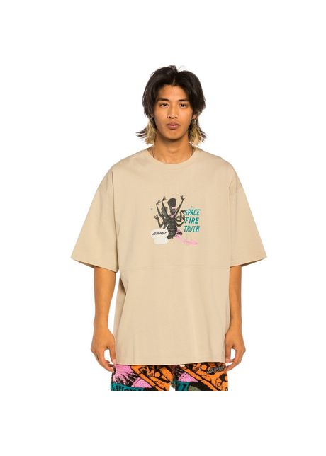 T shirt grimey space lady heavy weight