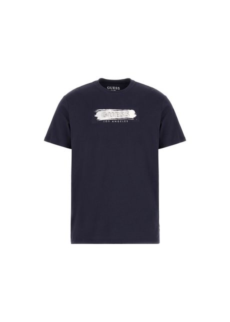 T shirt guess metallic deboss logo