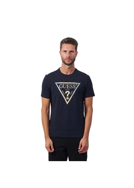 T shirt guess multicol triangle
