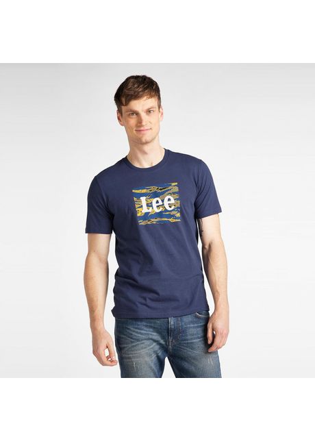 T shirt lee camo package dark navy