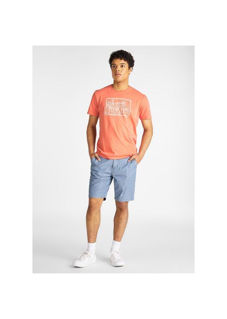 T shirt lee floral graphic paprika