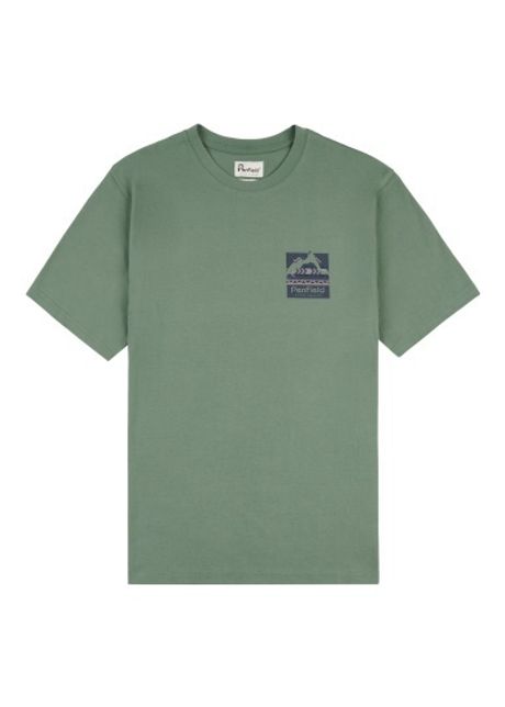 T shirt penfield mountain filled back graphic