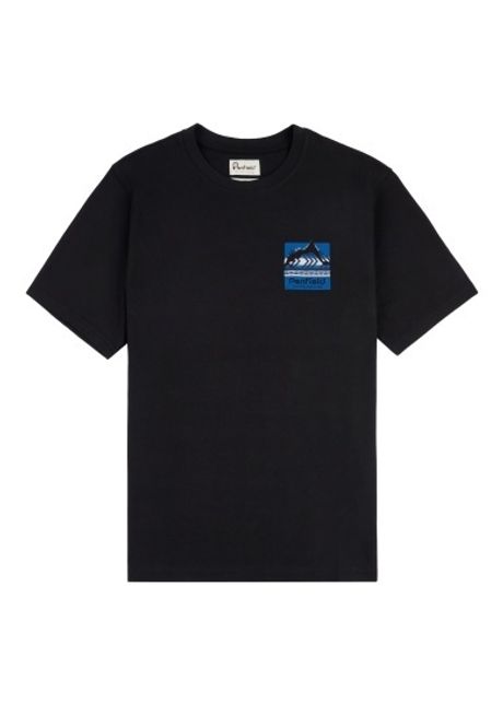 T shirt penfield mountain filled back graphic