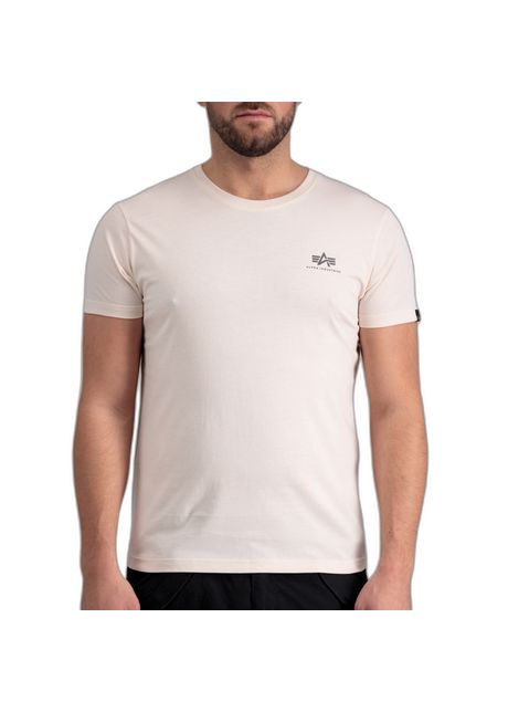 T shirt printed on the back alpha industries