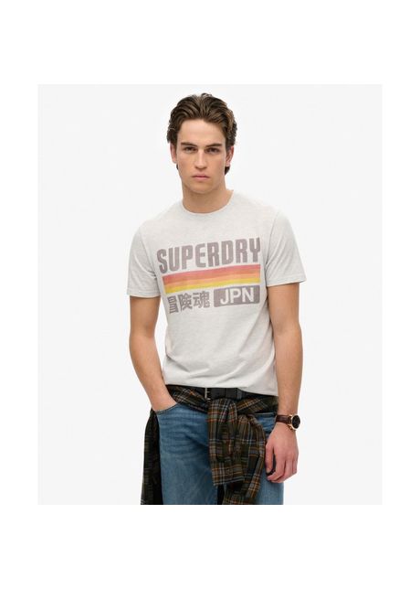 T shirt superdry japan stripe relaxed