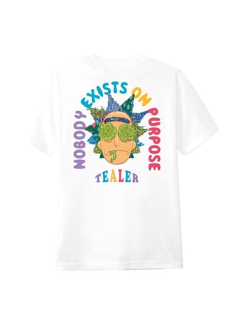 T shirt tealer rick morty trippy