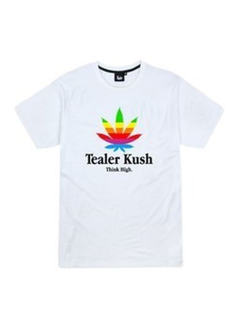 T shirt tealer think high