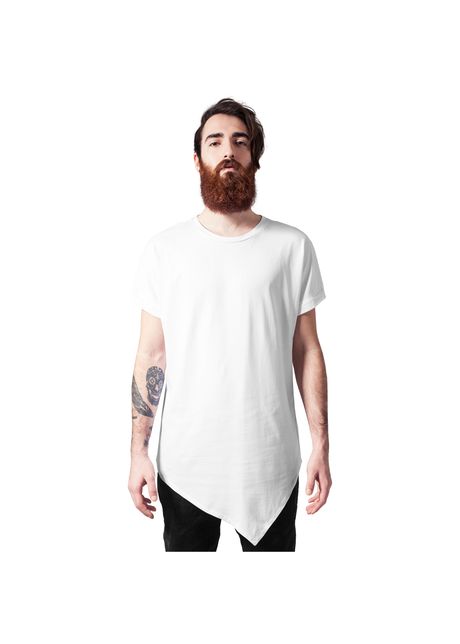 T shirt urban classic aymetric long