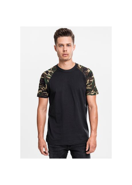 T shirt urban classic raglan contract
