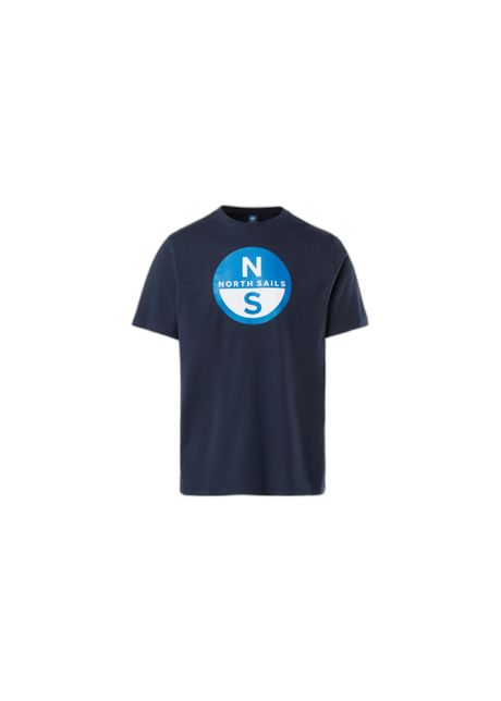 T shirt with large printed logo north sails basic