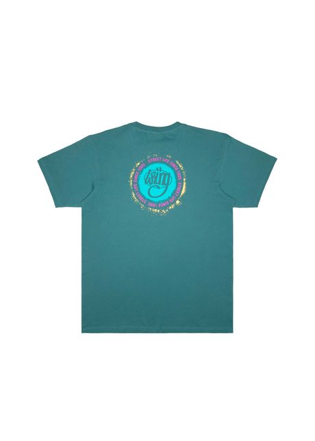 T shirt wrung circle spray