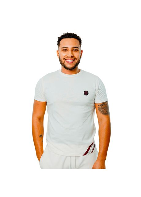 Two tone round neck t shirt chabrand