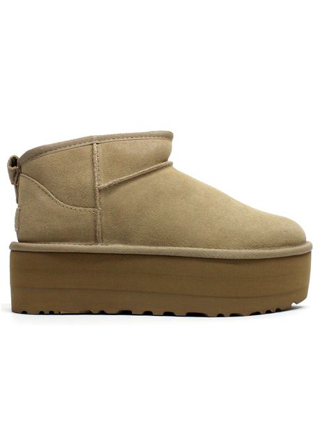 Ugg classic ultra mini platform suede women s ankle sand boots