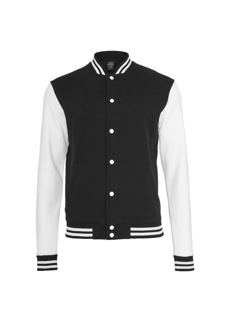 Urban classic 2 tone college sweat basic jacket