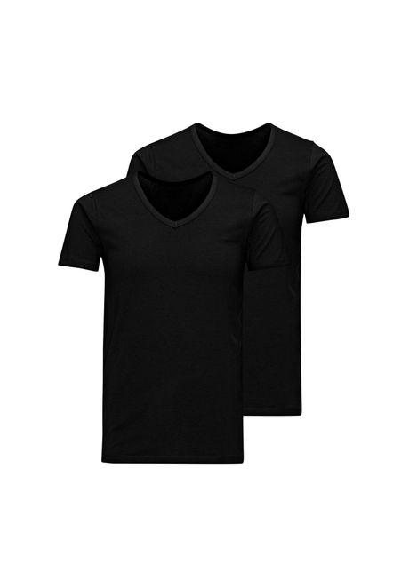 V neck t shirt jack jones basic x2