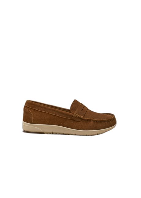 Velvet leather loafers for women p diconfort