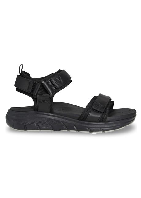 Vionic mx wanderer nappa leather men s outdoor sandals colour black