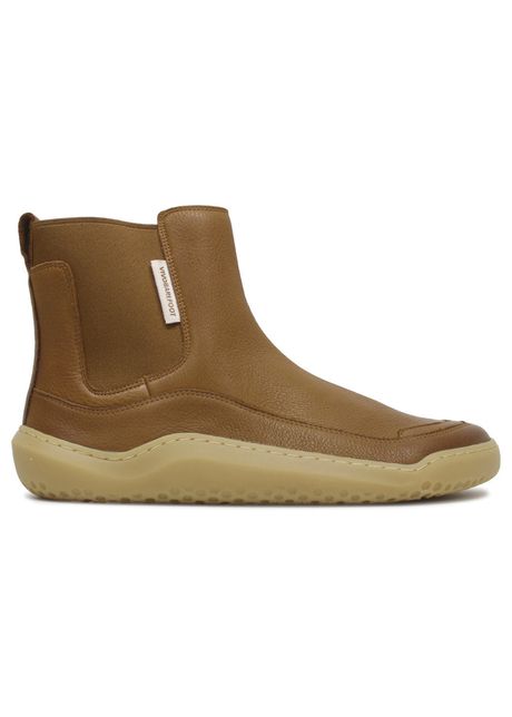 Vivobarefoot gobi leather women s chelsea boots colour tan