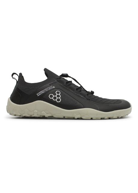 Vivobarefoot primus trail knit fg textile synthetic men s low top obsidian sandstone sneakers