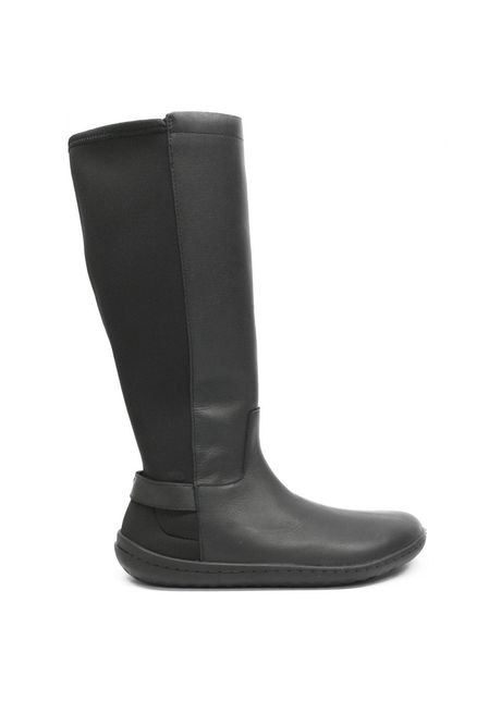 Vivobarefoot ryder ii wild hide leather women s calf length boots colour obsidian