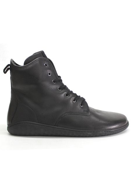 Vivobarefoot scott iv full grain leather men s ankle boots colour obsidian