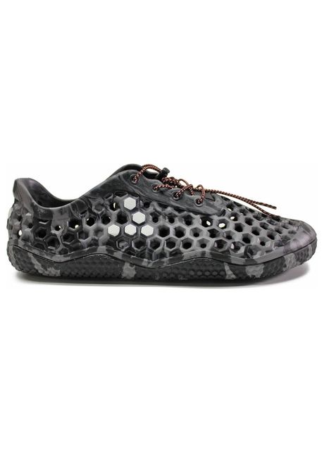 Vivobarefoot ultra iii bloom synthetic men s outdoor sneakers colour obsidian grey