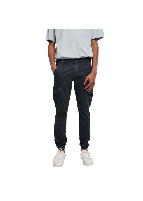 Washed twill cargo trousers urban classics