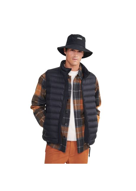 Water repellent sleeveless down jacket aigle dupont sorona