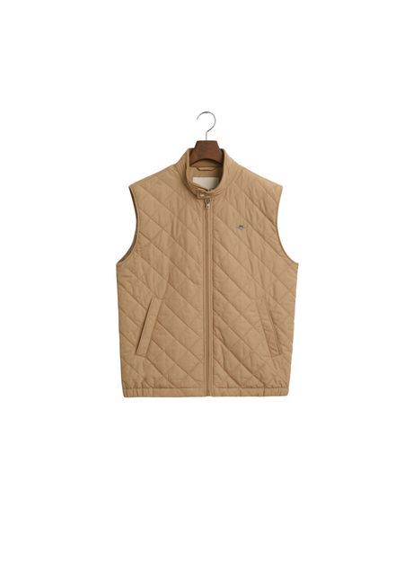 Waterproof sleeveless jacket gant