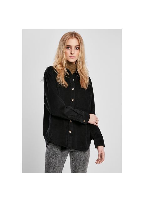 Woman s shirt urban classics corduroy oversized grandes tailles
