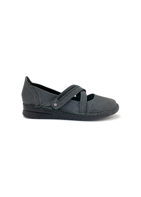 Women s cross strap ballerina shoes with velcro p diconfort