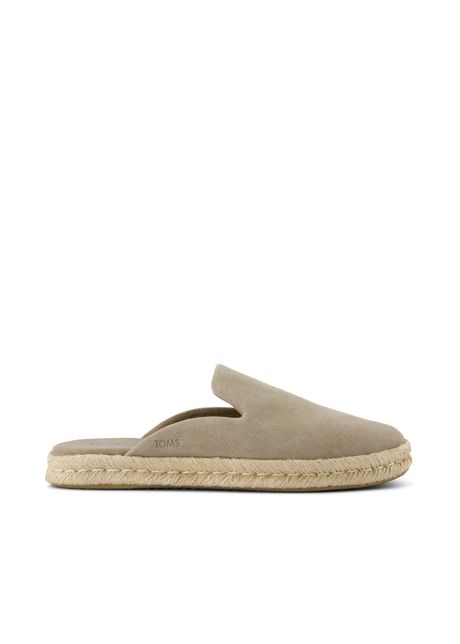Women s espadrilles toms dun suede santiago
