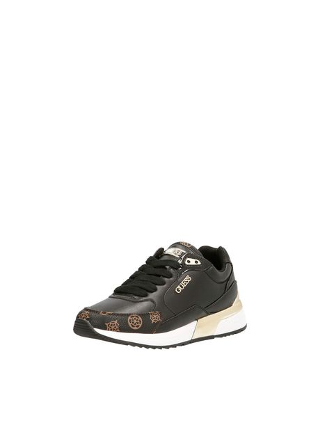 Women s faux leather sneakers guess moxea