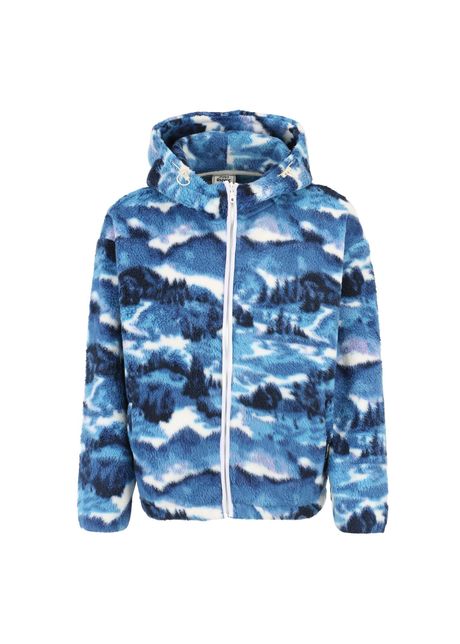 Women s hooded sweatshirt just rhyse clouds zip